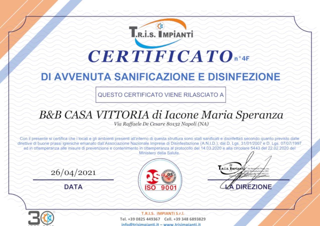 Casa Vittoria Napoli - Santa Lucia Bed and Breakfast Εξωτερικό φωτογραφία